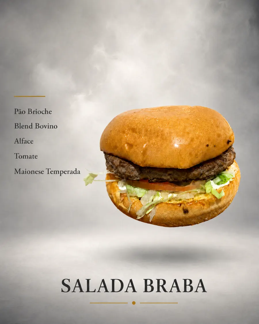 Salada Braba no pão árabe